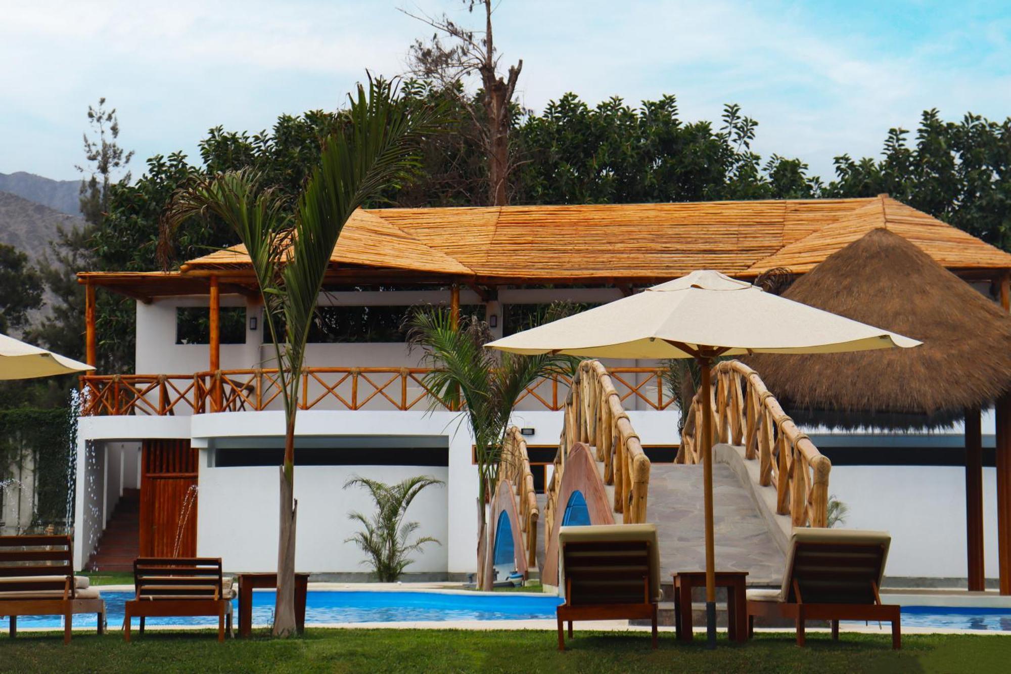 Los Andes - Restaurant & Bungalows Cieneguilla Exterior photo